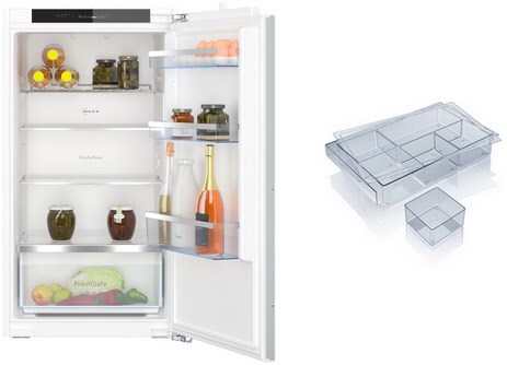 KMK102F1 Einbau-Kühlschrank bestehend aus KI1312FE0 + KS1870Z0 weiß