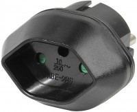 Reisestecker Schweiz Buchse-Schuko
