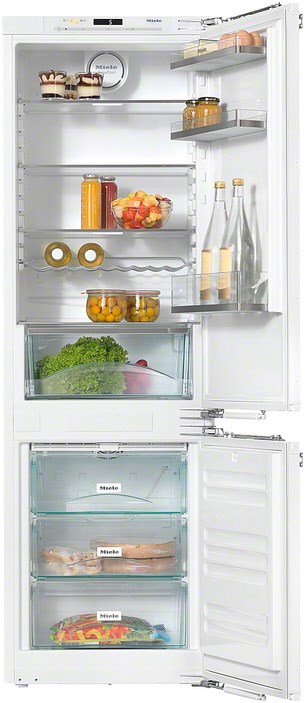 Miele KFNS 37432 iD Einbau-Kühl-/Gefrier-Kombination weiß / F 