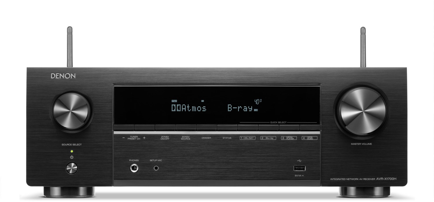 Image of AVR-X1700H Klang Effekt Receiver schwarz