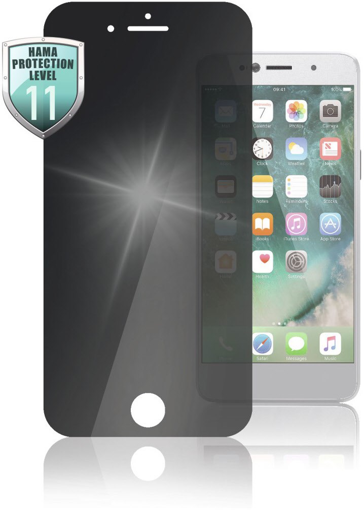 Displayschutzglas Privacy für iPhone 6/6s/7/8 transparent