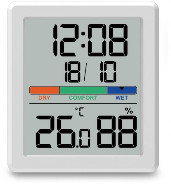 Paros Thermo-/Hygrometer weiß