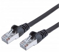 Patchkabel mit Cat7-Rohkabel S/FTP schwarz (20 m)