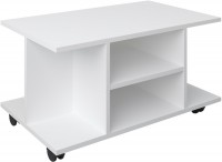 Findalo TV-Lowboard mit Rollen weiß