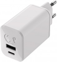 USB-A+C GaN Mini Charger (65W) Storm Grey