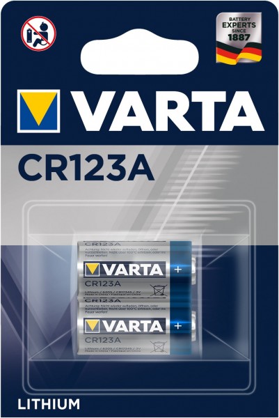 Professional CR123A 2er Blister Batterie
