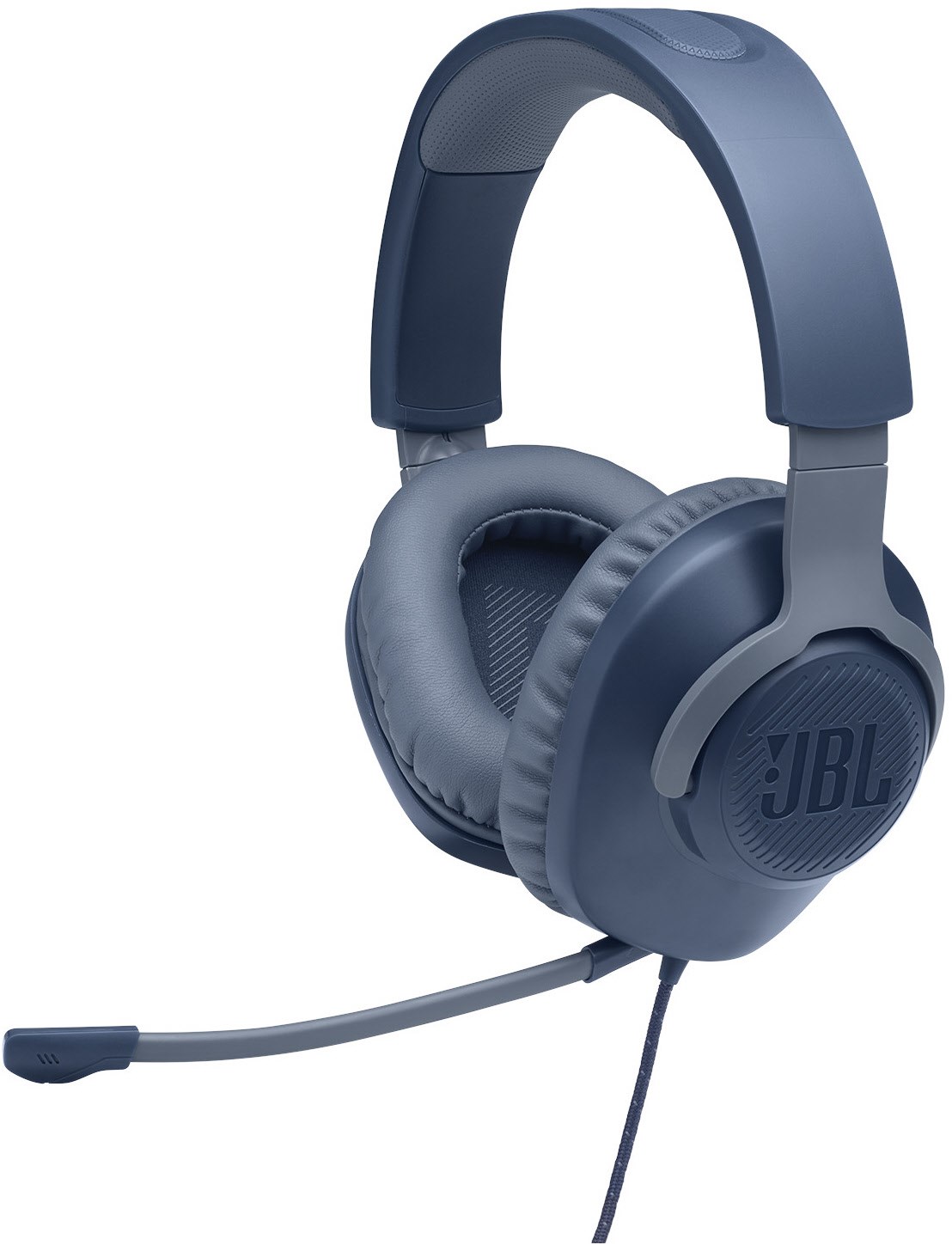 JBL Quantum 100 Gaming Headset blau EURONICS