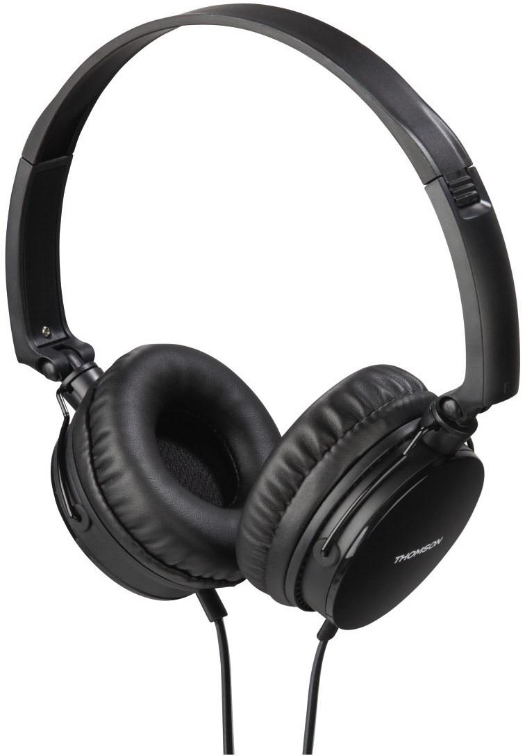 HED2207BK On-Ear-Kopfhörer mit Kabel schwarz
