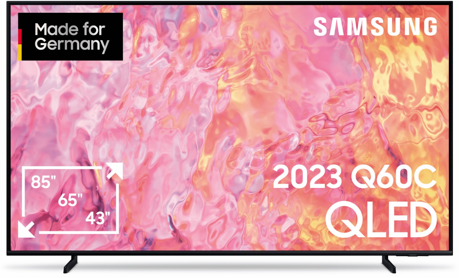 GQ55Q60CAU 138 cm (55") QLED-TV schwarz, 4K Ultra HD, Smart-TV, DVB-T2/DVB-C/DVB-S2, Sprachsteuerung