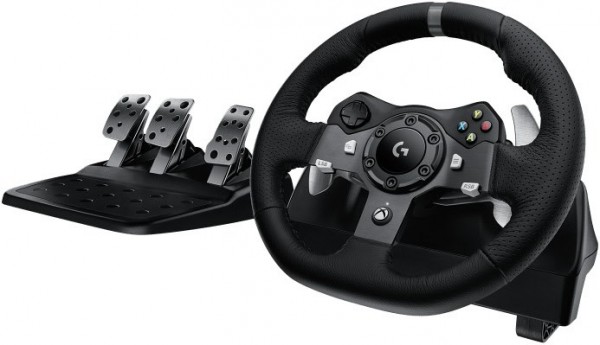 G920 Driving Force Lenkrad mit Pedalen schwarz