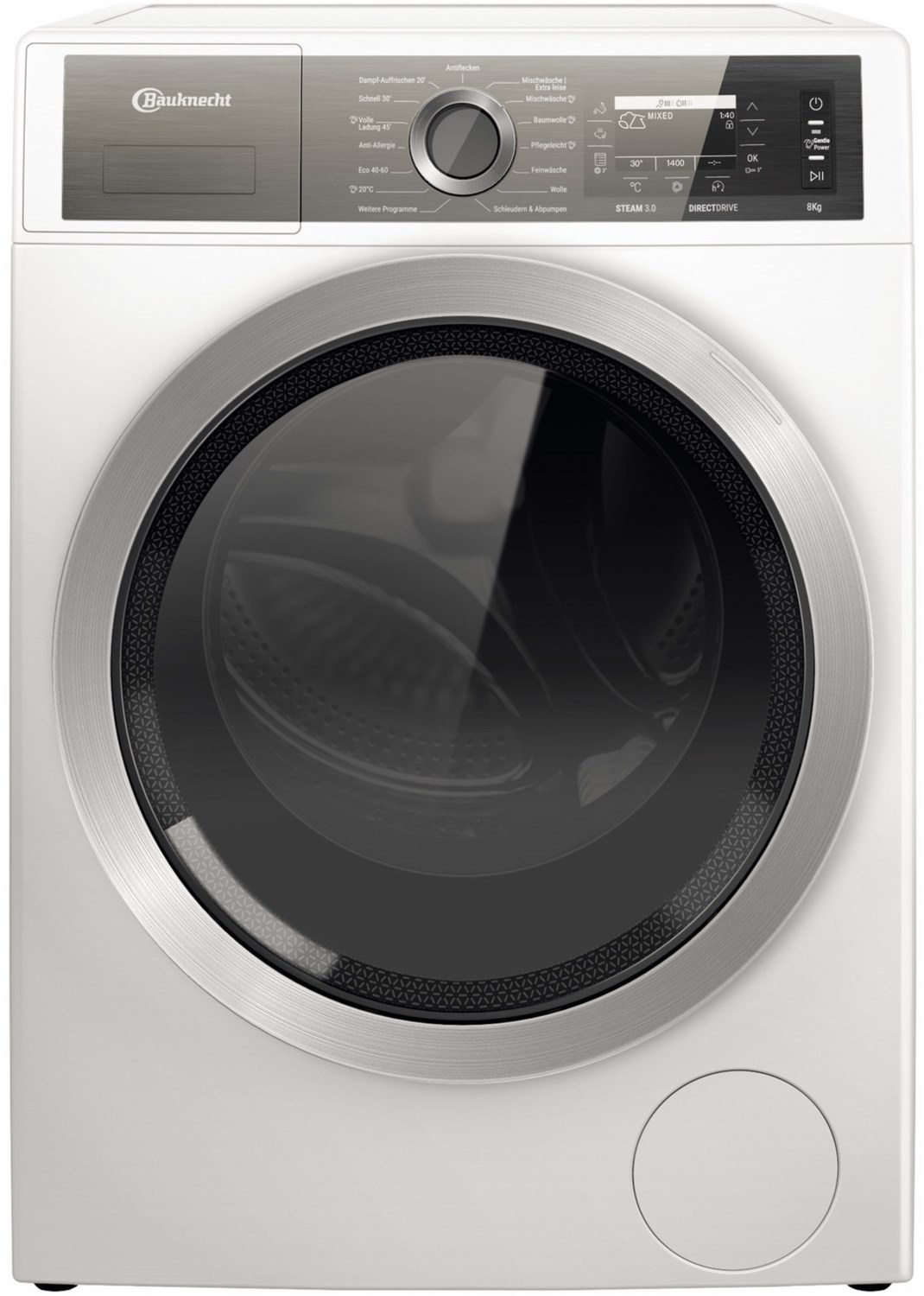 B7X 89 Silence DE Stand-Waschmaschine-Frontlader weiss, 8 kg, 1400 U/min, 65 dBA