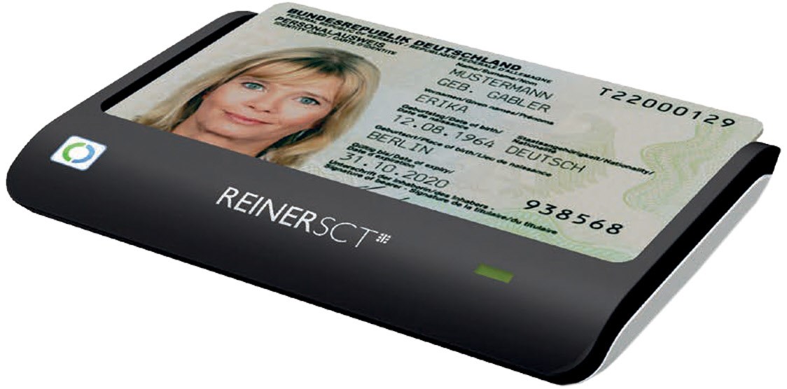 ReinerSCT CyberJack RFID Komfort - Lettore Di Smart Card USB Con Display LCD, Certificato Per Firma Digitale E ZKA-Secoder