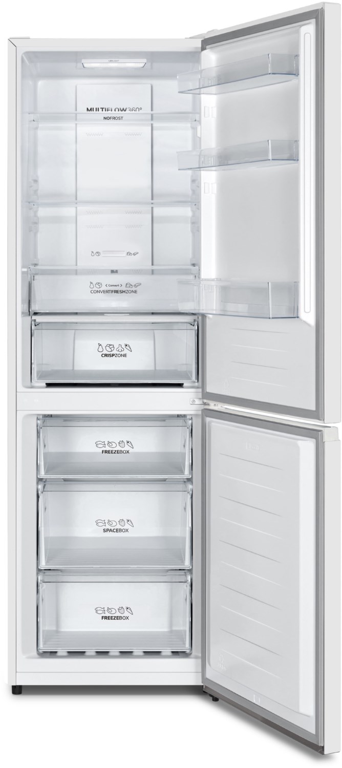 Gorenje N619EAW4 Kühl-/Gefrierkombination metall/weiß