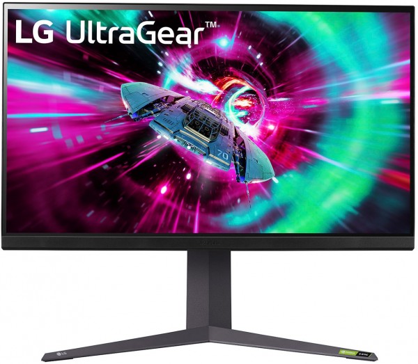 UltraGear 32GR93U-B 80 cm (32") Gaming Monitor schwarz/grau, Widescreen 4K UHD (3840x2160), 1 ms Reaktionszeit