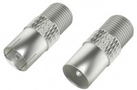 SAT-Adapter-Set F-Kupplung>Koax-Stecker