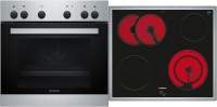 EQ110KA2EE Herdset bestehend aus HE010FBR1 + EA64RGNA1E edelstahl + edelstahl