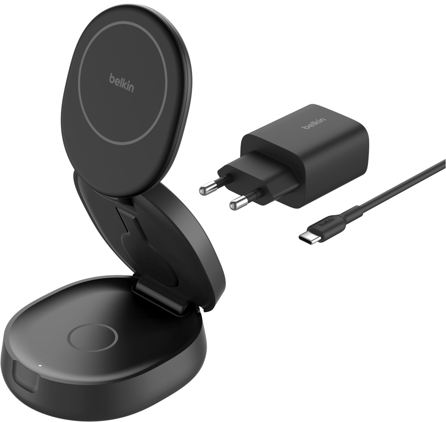 BoostCharge 3in1 Qi2 Wireless (15W) schwarz
