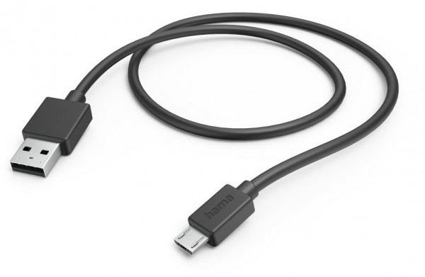Ladekabel USB-A>Micro-USB (1m) schwarz
