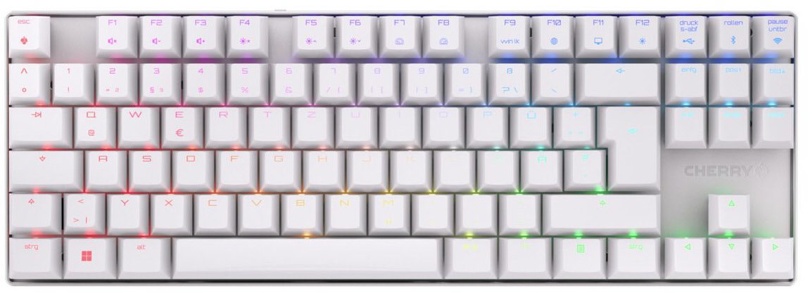 Xtrfy MX 8.2 TKL (DE) MX2A Red Switches Kabellose Gaming Tastatur weiß
