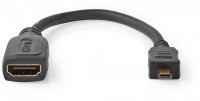 CVGT34790BK02 HDMI-Kabel (0,2m) HDMI-Buchse > HDMI-Micro-Stecker schwarz