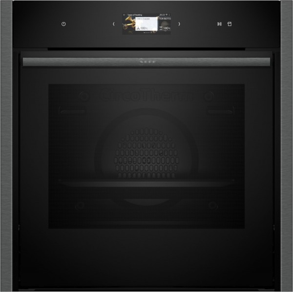 B54FS33G0K Elektro-Backofen mit Dampfgarer graphit grey, 71 l, Pizza-Stufe, schnelles Vorheizen, Hefeteig-Gärstufe, Brotback-Stufe