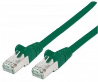 Patchkabel mit Cat7-Rohkabel S/FTP grün (1m)