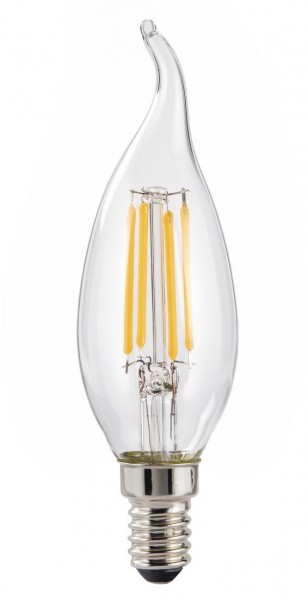 LED-Filament E14, 470lm LED-Kerze