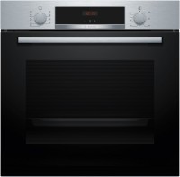 HBA514BS3 Einbaubackofen edelstahl, 71 l, Pizza-Stufe, schnelles Vorheizen, 59,4 cm breit, A+