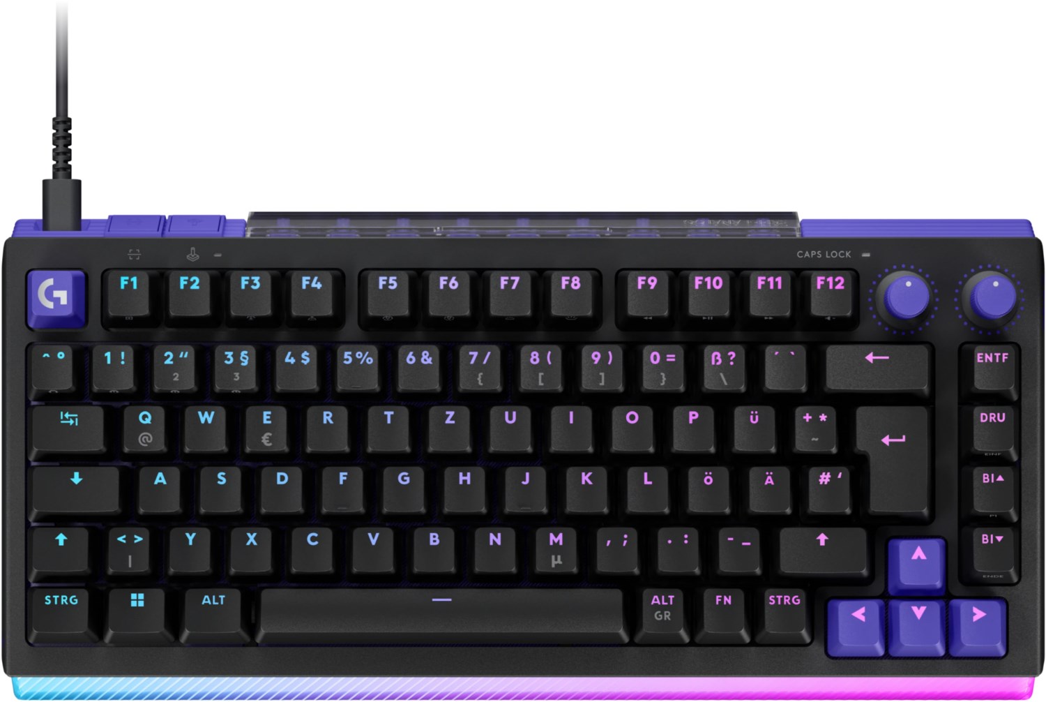 G512 X 75 Tactile (DE) Gaming Tastatur weiß