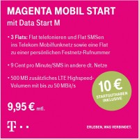 Magenta Mobile Start Prepaid Karte