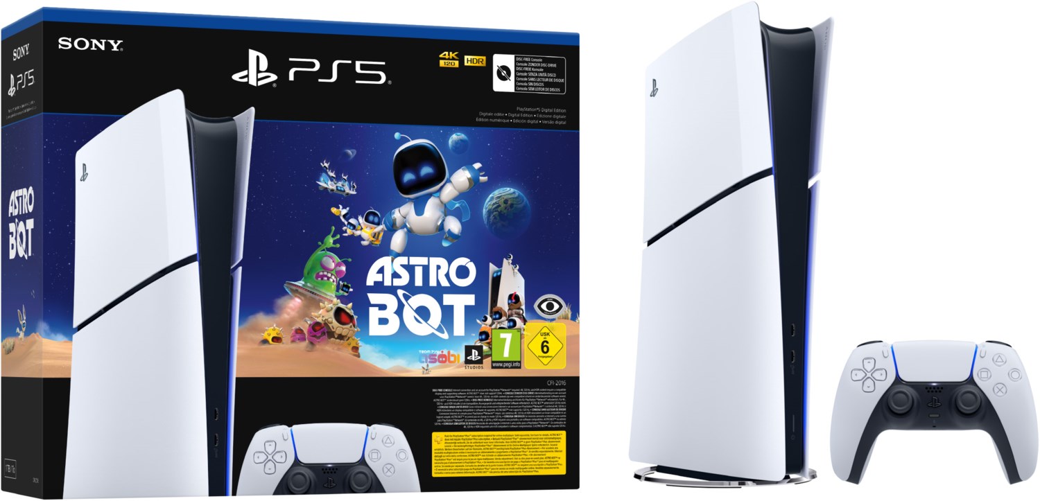 PlayStation 5 Slim Digital Edition inkl. Astro Bot