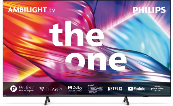 75PUS8909/12 The One 189 cm (75") LCD-TV mit LED-Technik anthrazit, 4K Ultra HD, Smart-TV, 120 Hz, DVB-T2/DVB-C/DVB-S2, Sprachsteuerung
