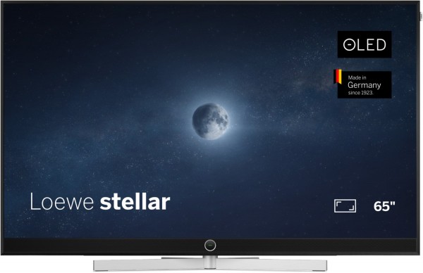 stellar 65 dr+ (VIDAA OS) 164 cm (65") OLED-TV alu black/lava, 4K Ultra HD, Smart-TV, 144 Hz, Sprachsteuerung
