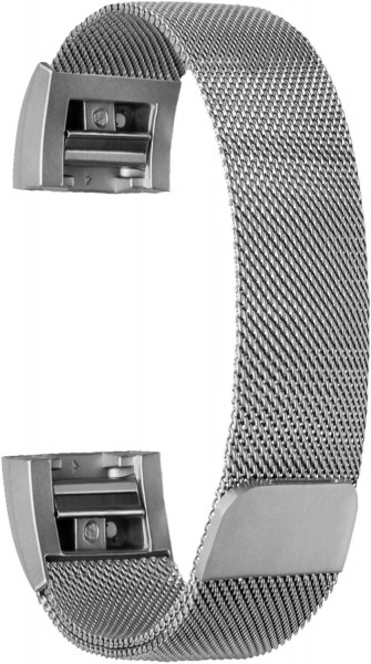Armband Mesh für Fitbit Alta silber