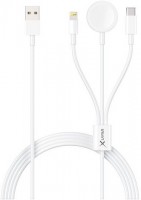 3in1 Multifunktions-Kabel (1,5m) weiss