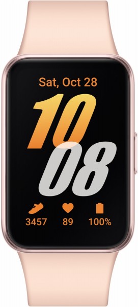 Galaxy Fit3 Smartband pink/gold, Schlafüberwachung, 13 Tage Akkulaufzeit, Pulsmessung, Trainingsdatenerfassung, 4 cm Display, Schrittzähler
