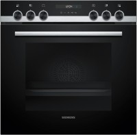 HE517GBS4 Einbau Elektro-Herd edelstahl, 71 l, Pizza-Stufe, schnelles Vorheizen, 59,4 cm breit, A+, iQ500