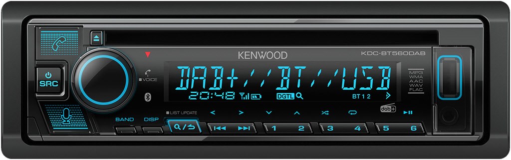 Kenwood KDCBT560DAB CD Autoradio  - Onlineshop EURONICS