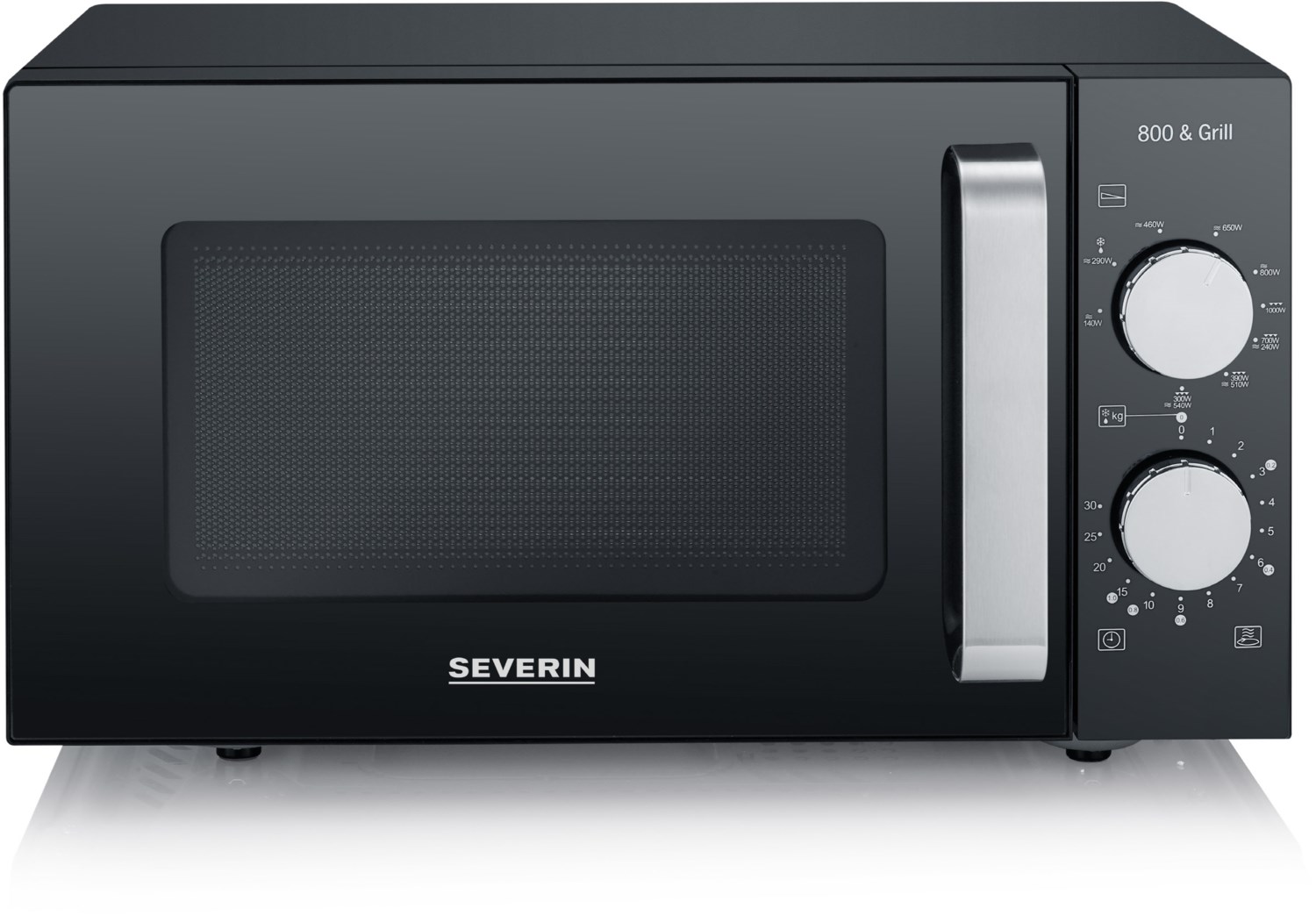 Image of MW 7762 Stand-Kombi-Mikrowelle schwarz