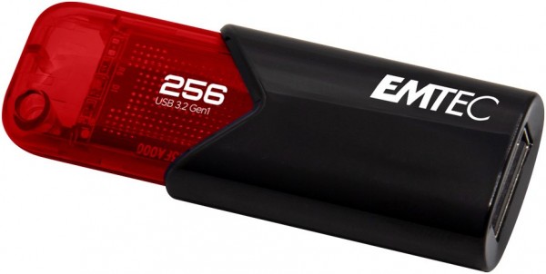 B110 Click Easy USB 3.2 (256GB) Speicherstick schwarz/rot
