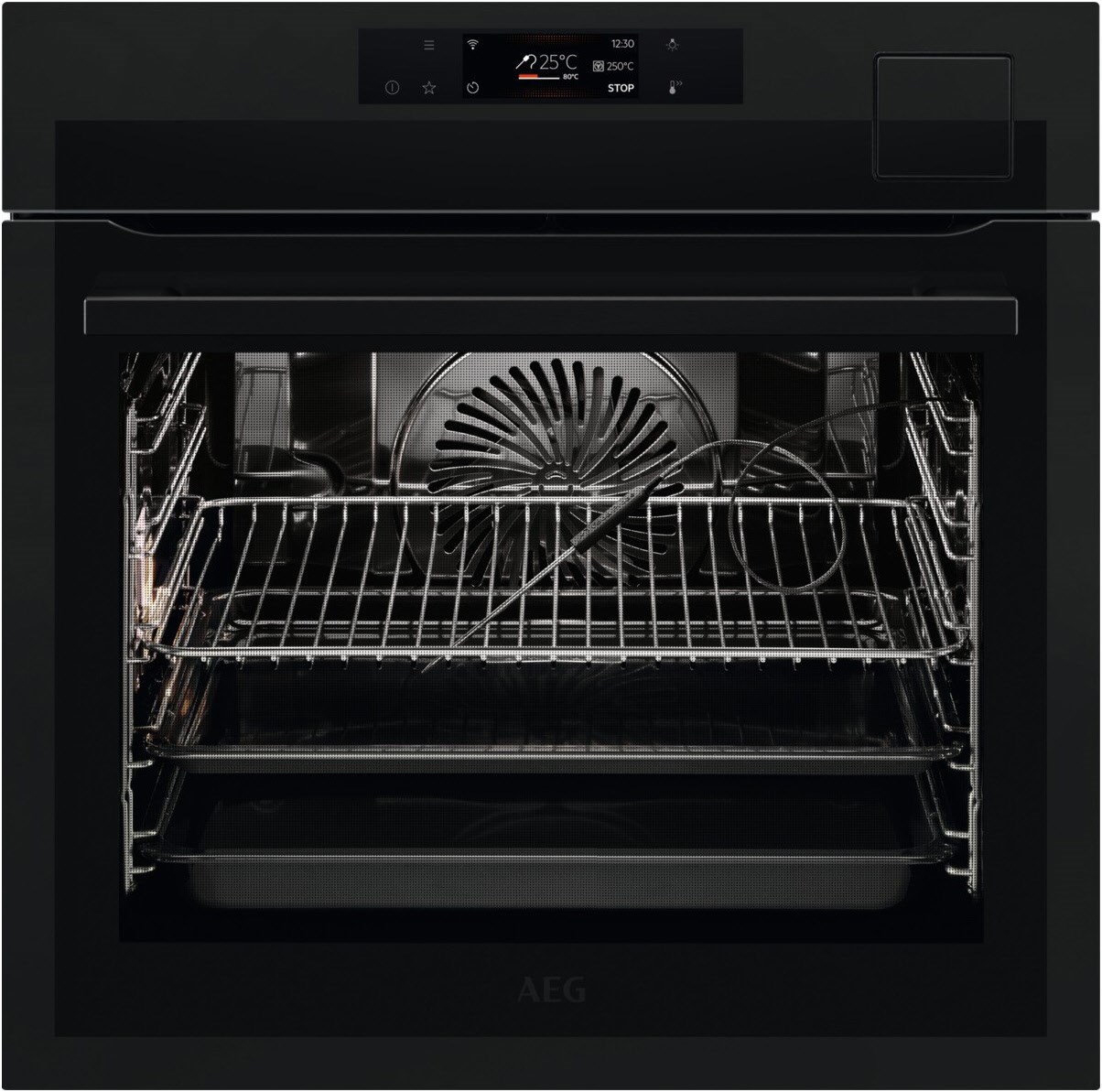 Image of BSE798380T Elektro-Backofen mit Dampfgarer matt schwarz, 70 l
