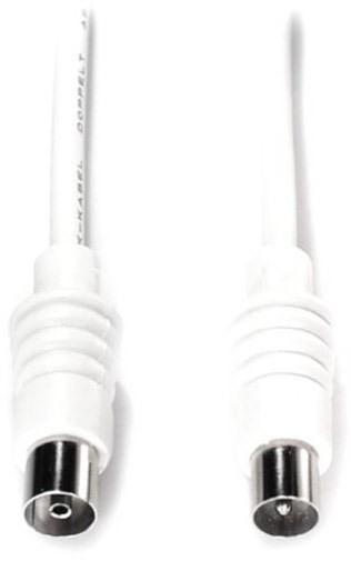 HFA 5 >90dB, 5m Antennenkabel weiß