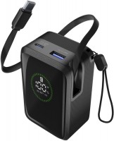 Retractable Power (10.000mAh) Powerbank schwarz