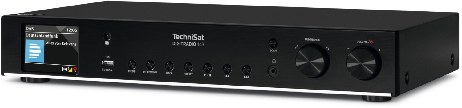 Image of DigitRadio 143 (V3) Digitalradio-Empfangsteil mit Bluetooth schwarz