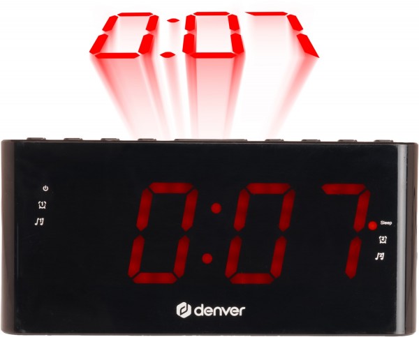 CPR-710 Uhrenradio schwarz