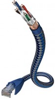 Premium CAT6 Patchkabel (5,0m) Netzwerkkabel blau/silber