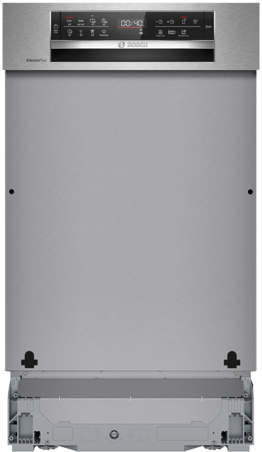 SPI6EMS21E Einbau-Geschirrspüler teilintegriert 45 cm edelstahl