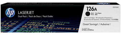 Image of Nr. 126 A Toner 2er-Pack schwarz
