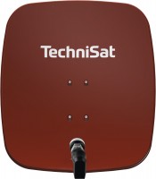 SATMAN 65 Plus Set Satellitenantenne inkl. Universal-Quattro-Switch-LNB rot