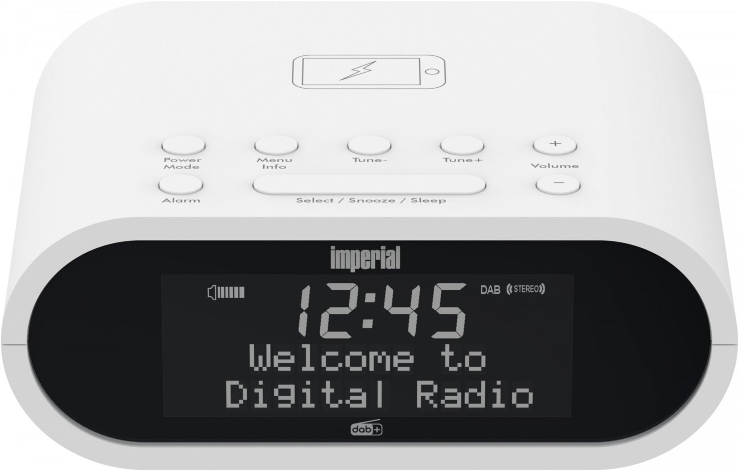 Image of Dabman d20 Uhrenradio weiß